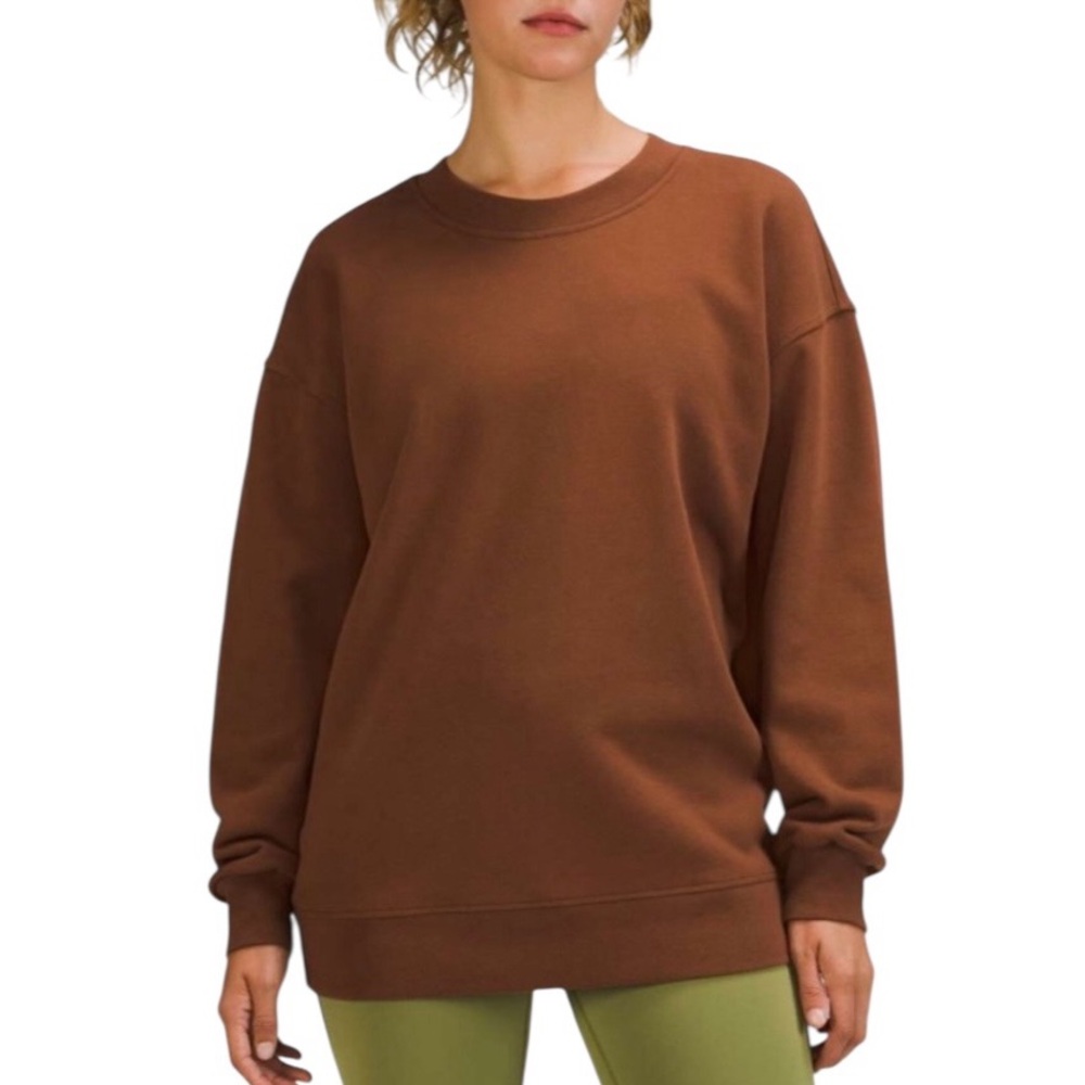 Lululemon Perfectly Oversized Crew Neck Pullover Sweatshirt - Picture 1 of 6